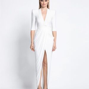 Zhivago Eye of Horus Gown in White